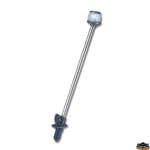 Removeable All Round White Pole Light Black Casing, L1000mm, 12V (click for enlarged image)